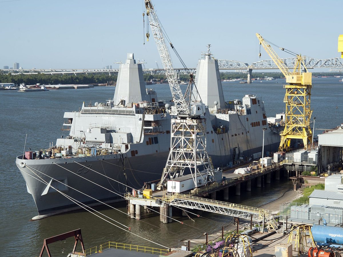 Shipbuilding yard